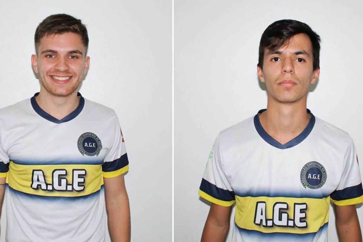 Lucas (E) e GIanluca foram apresentados nesta semana junto com o restante do elenco. Fotos: divulgação AGE