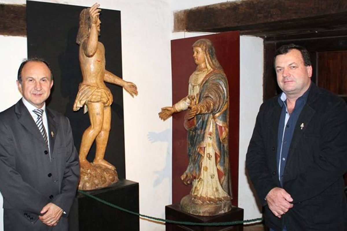 Antônio Sartori, Coordenador Político da Agência de Desenvolvimento Trinacional e o Prefeito de São Nicolau  Ricardo Klein, Diretor do Departamento de Turismo da Funmissões. Fotos: divulgação AMM
