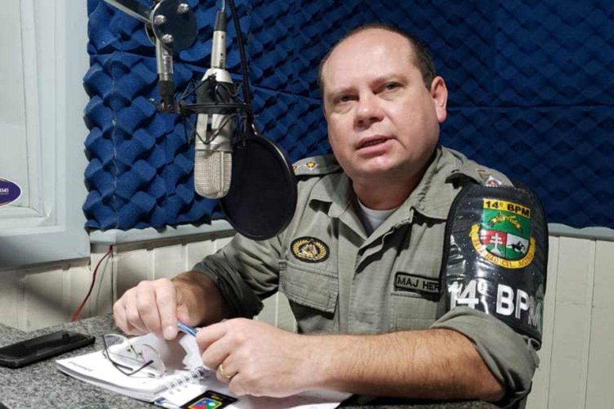 Major fez um balanço da operação. Foto: Nivaldo Maciel/Rádio Missioneira