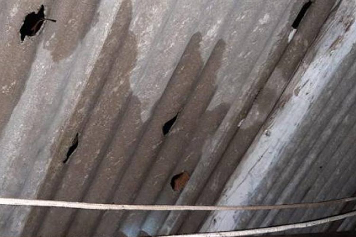 Residências tiveram estragos após a chuva. Foto: divulgação Prefeitura