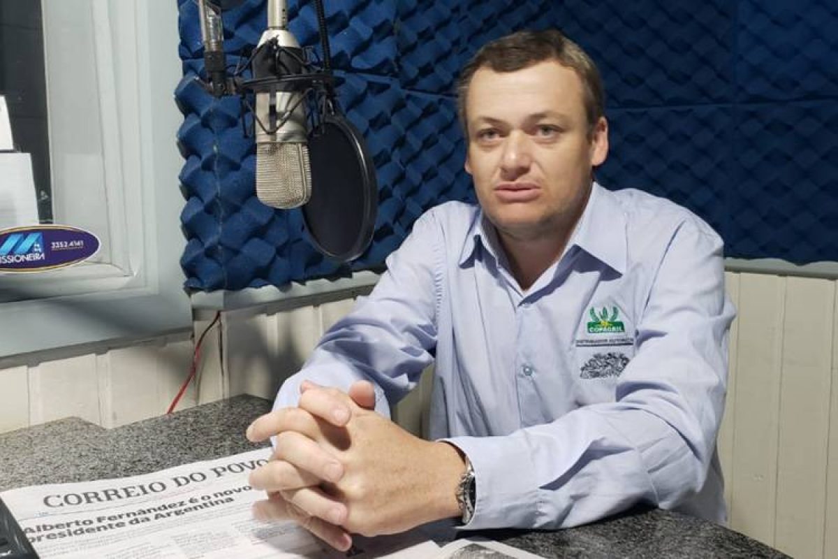 Marcondes Picoli participou de nossa programação. Foto: Nivaldo Maciel/Rádio Missioneira