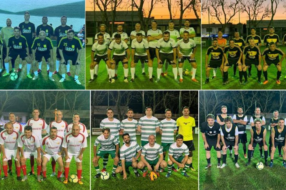 Equipes participantes do torneio. Fotos: divulgação Rancho