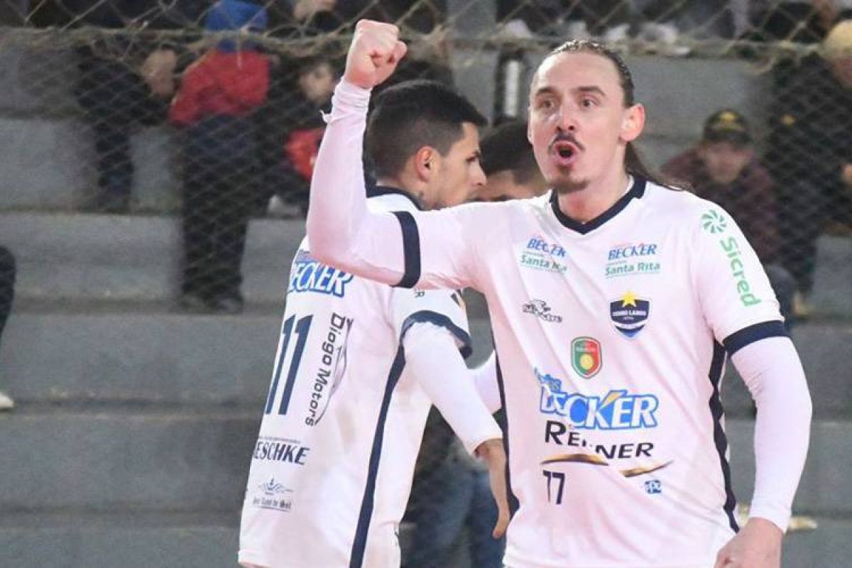 Raça na marcação e gols caracterizam as passagens de Rafa no Cerro em 2018 e 2019. Foto: Assessoria Cerro Largo Futsal/Lojas Becker