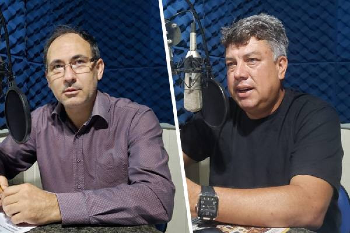 Reni e Aldimar são os novos integrantes do PDT local. Fotos: Rádio Missioneira