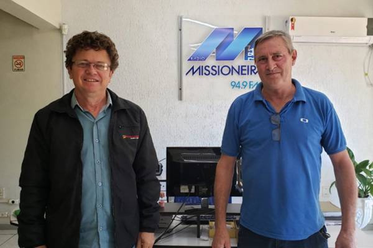 Auri e Magrão, candidatos do MDB em Pirapó. Foto: Genaro Caetano/Rádio Missioneira