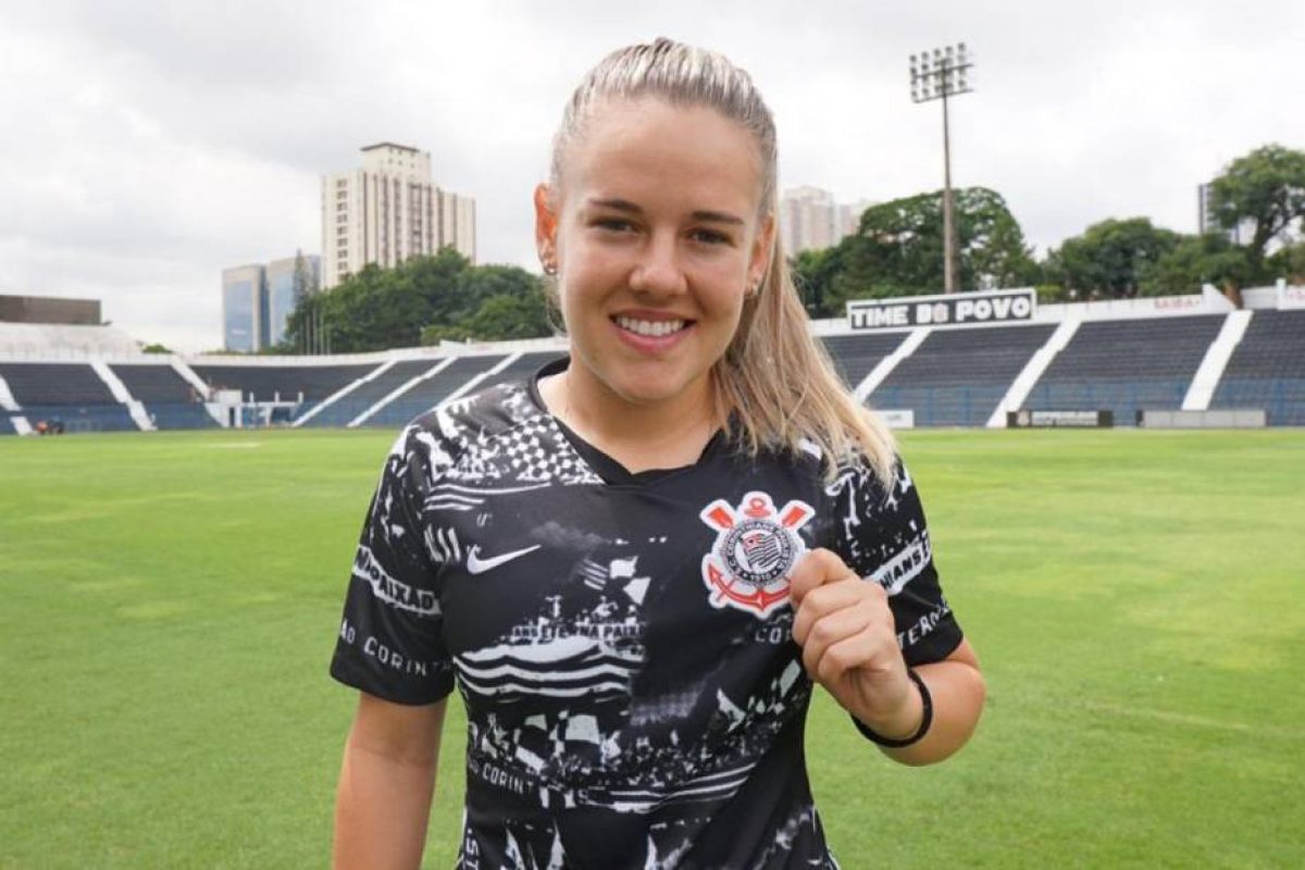Um dos destaques do Corinthians, Andressinha ficou de fora do jogo decisivo. Foto: Reprodução/Corinthians