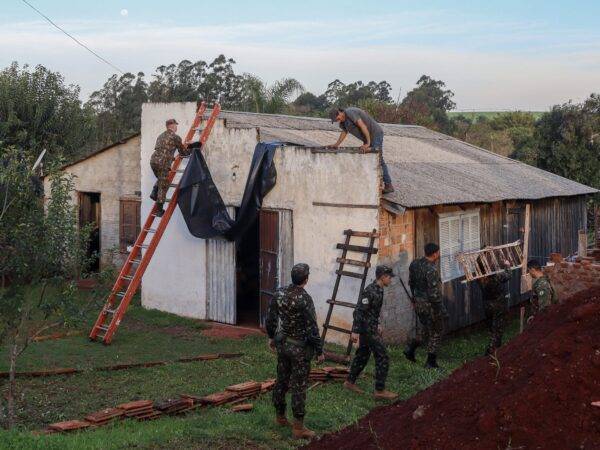 Sobe para 550 o número de casas danificadas pelo granizo em Santo Antônio das Missões