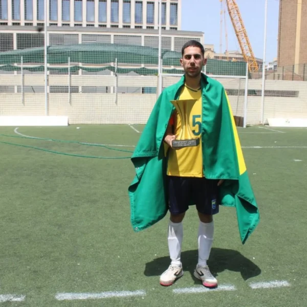 Missioneiro Gabriel Penedo marca dois gols e conquista título internacional com a Seleção Brasileira de futebol de cegos