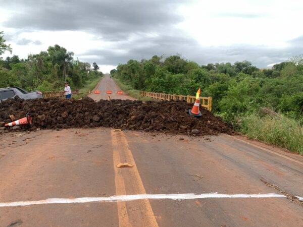 Ponte sobre o Arroio Piraju segue interditada por tempo indeterminado na ERS-168