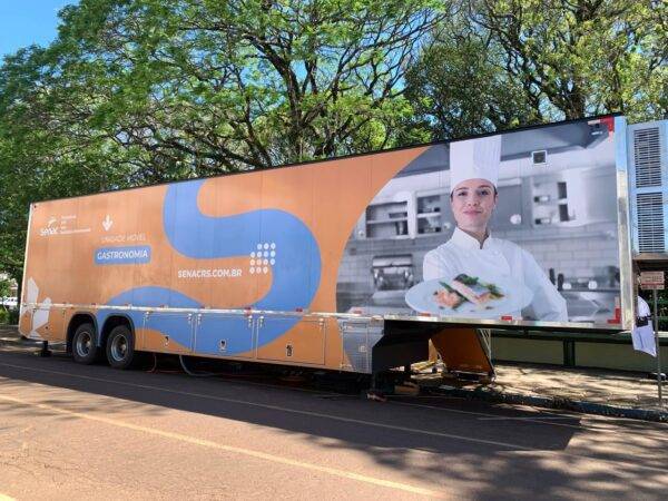 São Luiz Gonzaga recebe a Carreta da Gastronomia do Senac com diversos cursos
