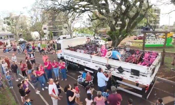 27ª edição da ação social “Criança Feliz” sorteou mais de 40 bicicletas